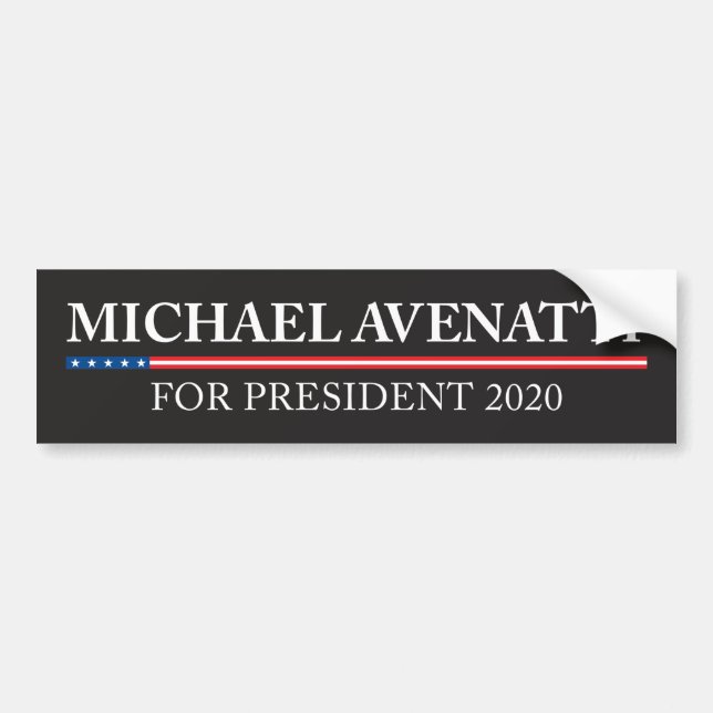 Coche Michael Avenatti para el presidente pegatina para (Frente)