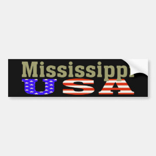 Coche ¡Mississippi los E.E.U.U.! Pegatina para el