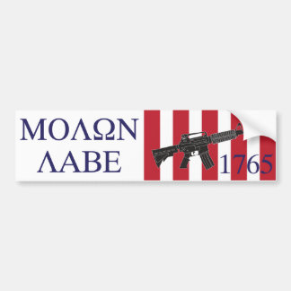 Coche Molon Labe/hijos de la pegatina para el