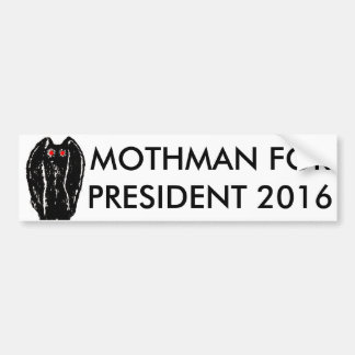 Coche Mothman para el presidente pegatina 2016