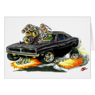 Coche negro 1968-70 del cargador