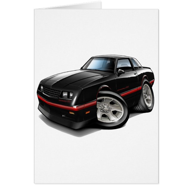 Coche negro Monte Carlo 1983-88 (Frente)