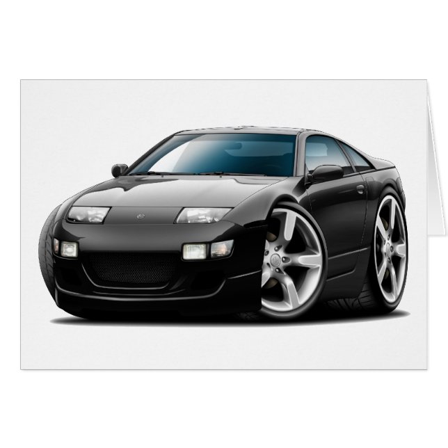 Coche negro Nissan 300ZX (Anverso (Horizontal))