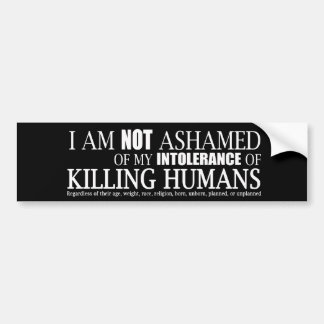 Coche No soy pegatina para el parachoques avergonzada