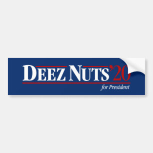 Coche Nueces de Deez para el presidente pegatina para el