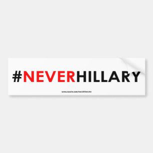 Coche Nunca #NEVERHILLARY de la pegatina para el
