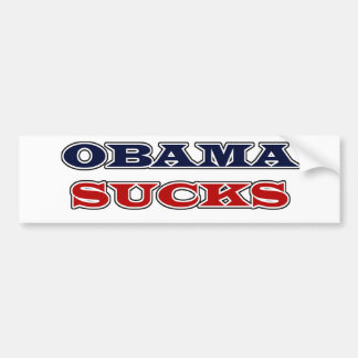 Coche Obama chupa a la pegatina para el parachoques