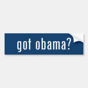 Coche ¿obama conseguido? pegatina para el parachoques