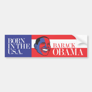 Coche Obama - llevado en la pegatina para el parachoques