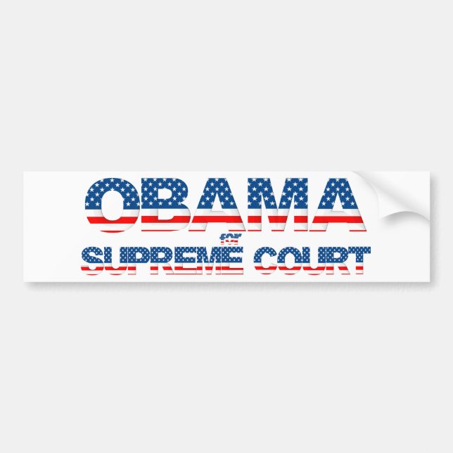 Coche Obama para la pegatina para el parachoques del (Frente)