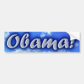 Coche ¡Obama! pegatina para el parachoques