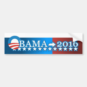 Coche Obama - > pegatina para el parachoques 2016