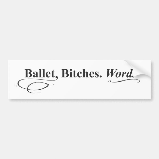 Coche ¡oh! ¡cómo es irónico! ¡una pegatina para el (Frente)