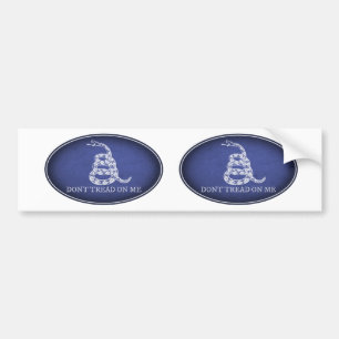 Coche Óvalo de la pegatina para el parachoques 2 de la