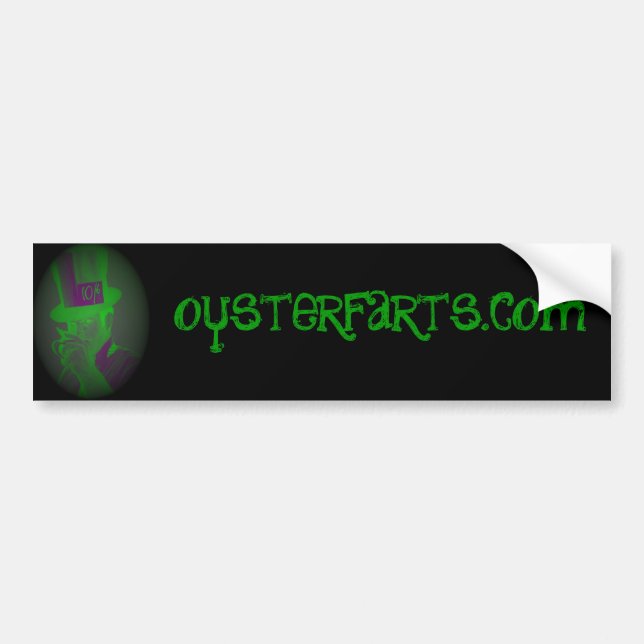 Coche oysterfarts.com - pegatina para el parachoques del (Frente)