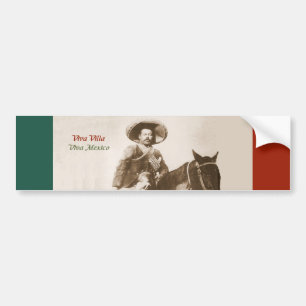Coche Pancho Villa - pegatina para el parachoques del