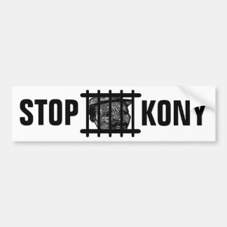 Coche ¡PARE KONY! Pegatina para el parachoques
