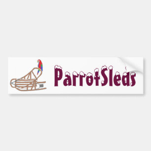 Coche ParrotSleds - pegatina para el parachoques