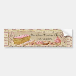 Coche Pâtisserie - pegatina para el parachoques del