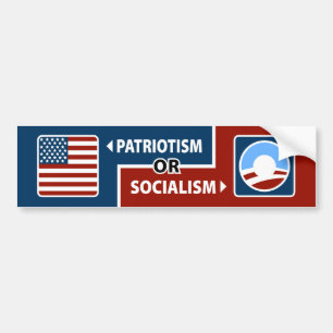 Coche Patriotismo de Anti-Obama o pegatina para el
