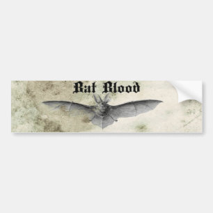 Coche Pegatina de parachoques para coches de Bat Blood H
