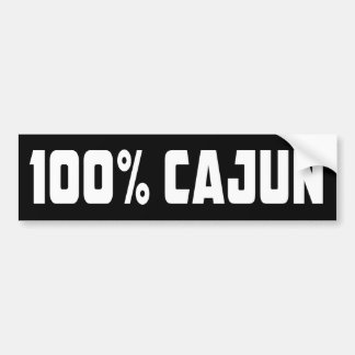 Coche Pegatina para el parachoques 100% de Cajun