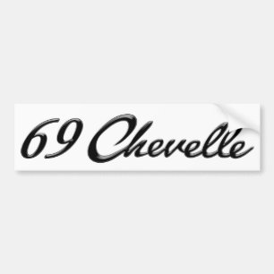 Coche Pegatina para el parachoques 1969 de Chevelle