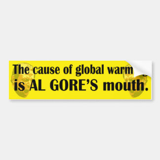 Coche Pegatina para el parachoques 1 de Al Gore