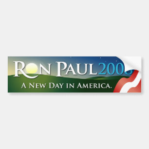 Coche Pegatina para el parachoques 2008 de Ron Paul