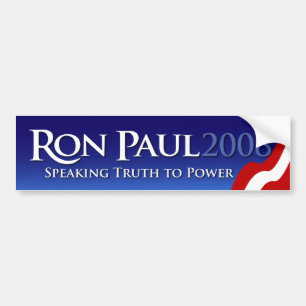 Coche Pegatina para el parachoques 2008 de Ron Paul