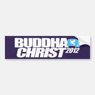Coche Pegatina para el parachoques 2012 de Buda Cristo