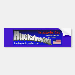 Coche Pegatina para el parachoques 2012 de Huckabee