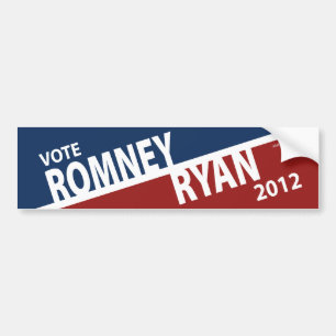 Coche Pegatina para el parachoques 2012 de Mitt Romney