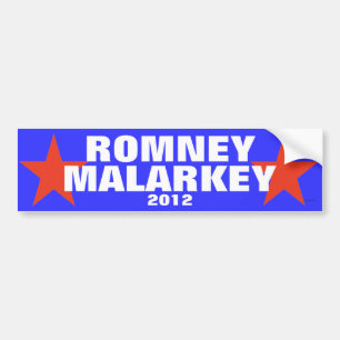 Coche Pegatina para el parachoques 2012 de Romney