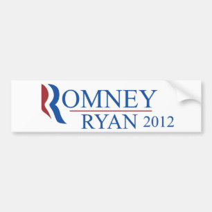 Coche Pegatina para el parachoques 2012 de Romney Ryan