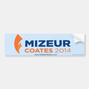 Coche Pegatina para el parachoques 2014 de Mizeur Coates
