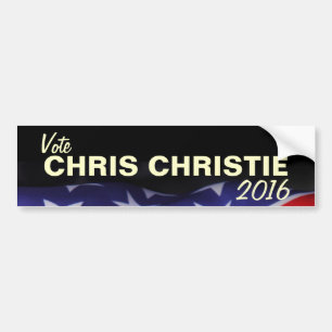 Coche Pegatina para el parachoques 2016 de CHRISTIE de