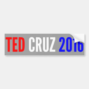 Coche Pegatina para el parachoques 2016 de CRUZ de TED