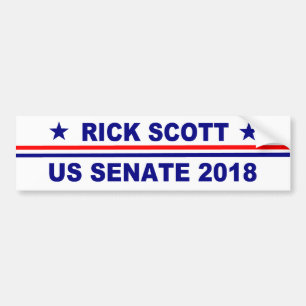 Coche Pegatina para el parachoques 2018 de Rick Scott