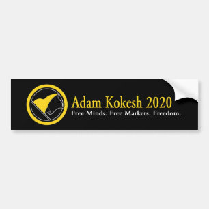 Coche Pegatina para el parachoques 2020 de Adán Kokesh