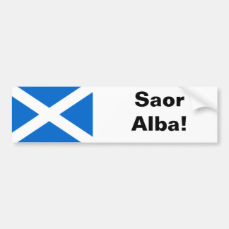 Coche Pegatina para el parachoques Alba de Saor