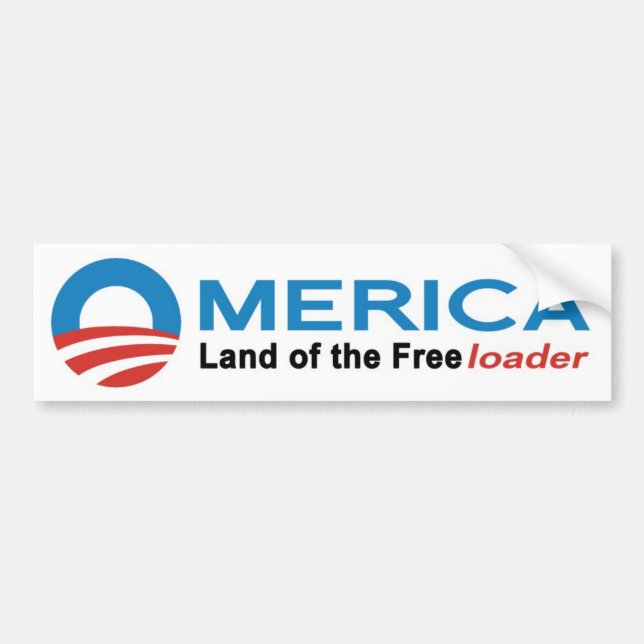 Coche Pegatina para el parachoques anti de Obama - (Frente)