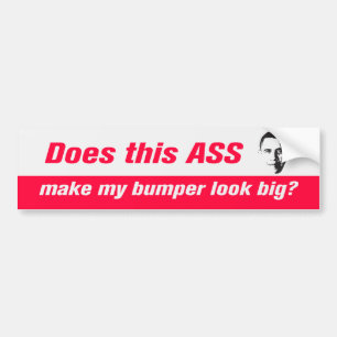 Coche Pegatina para el parachoques anti de Obama