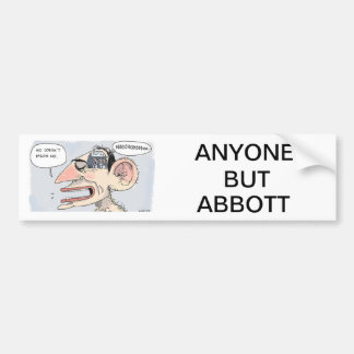 Coche Pegatina para el parachoques anti de Tony Abbott