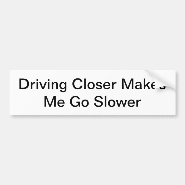 Coche Pegatina para el parachoques anti del matón (Frente)