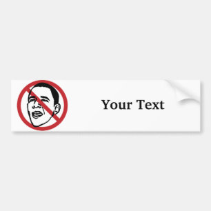 Coche Pegatina para el parachoques anti modificada para