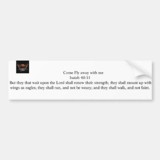 Coche Pegatina para el parachoques ausente del ccp de la