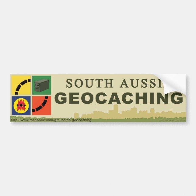 Coche PEGATINA PARA EL PARACHOQUES australiana del sur (Frente)