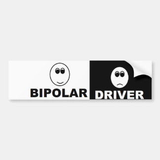 Coche Pegatina para el parachoques bipolar del conductor