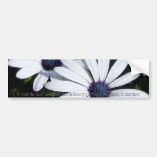 Coche Pegatina para el parachoques bonita de los pétalo